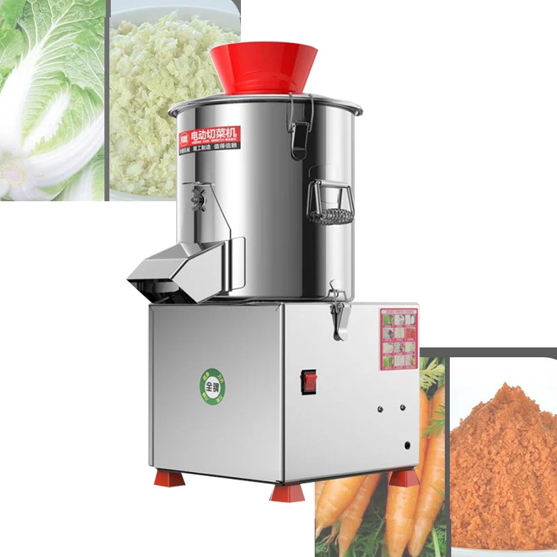 Minced Filling Vegetable Cutting Machine Small Electric For Chili Ginger Onion Cabbage Leek Granulating Device Vegetable Pellet