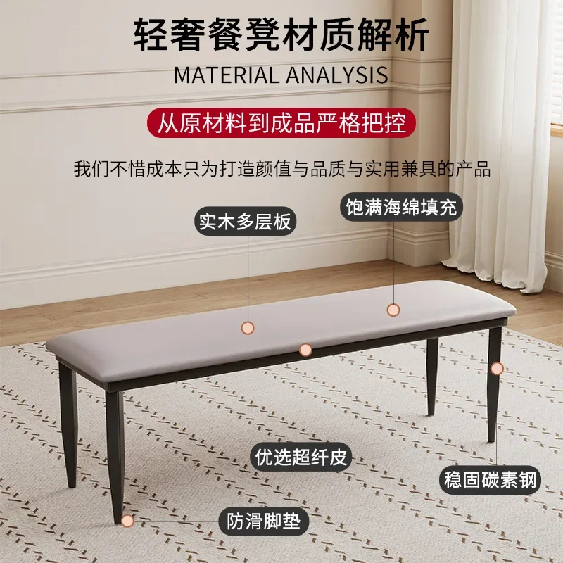Light solid wood bench source manufacturer aisle bedroom living room bedside bench change shoe bench