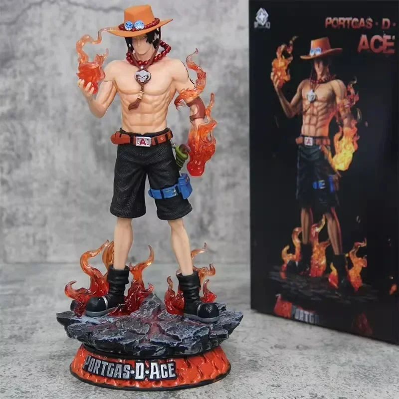 25cm ONE PIECE Ace Action Figure GK Model Manga Japanese Anime Dream Third Anniversary Collection Desktop Display Gift Toys