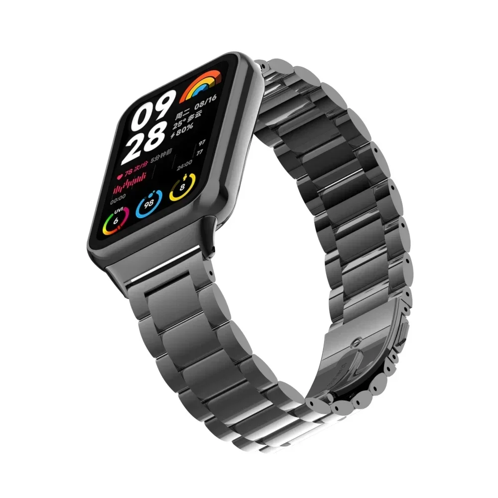 Металлический ремешок для Xiaomi Miband 9 Pro, удобная замена Redmi Watch 4, 5, 6, браслет, браслет Miband 8 Pro, аксессуары Correa