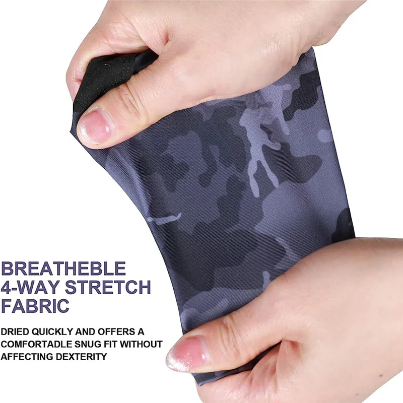 قفازات صيد جديدة بتصميم سيليكون مضاد للانزلاق - قفازات صيد مريحة ومسامية مع حماية مشمسة، رمادي #5