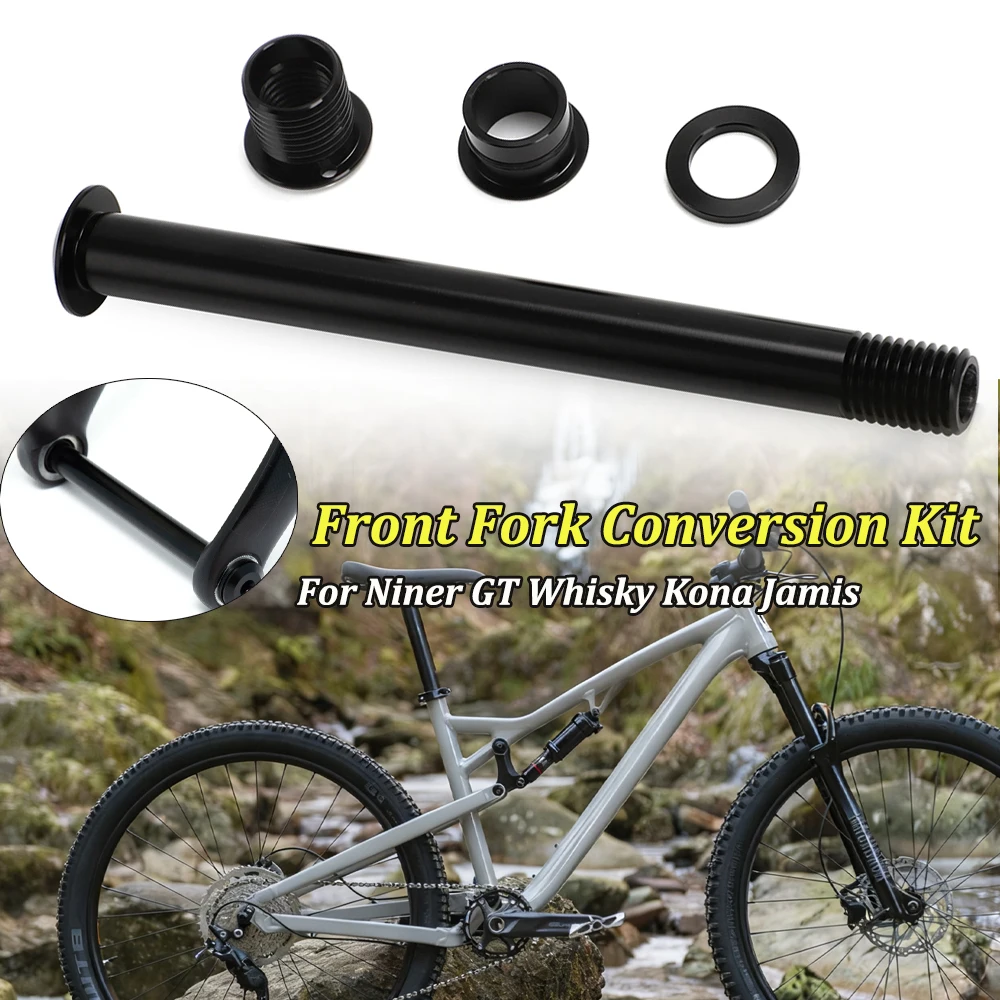 Para Niner GT Whisky Kona Jamis Norco Feltro Rose Viner Kit de conversión de horquilla delantera 15-12mm