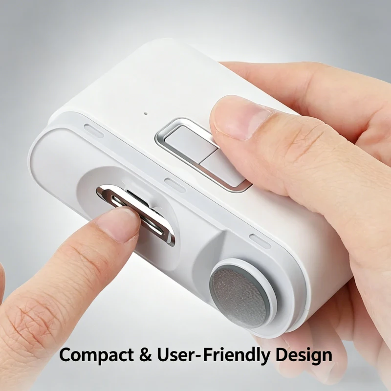 New Automatic Electric Nail Clippers USB Rechargeable Nail Trimmer Grinder Clipper Cutter Polishing Tools For Baby Adult