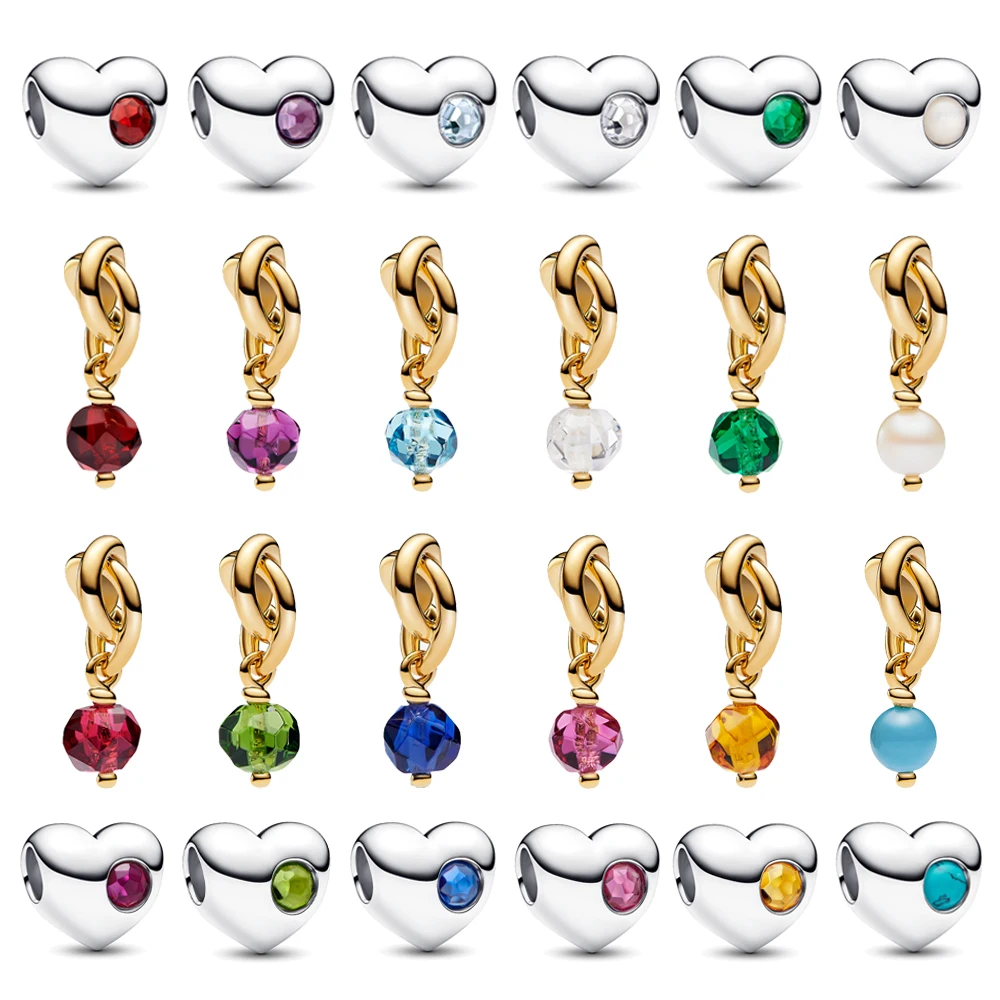 

Изысканные подвески из стерлингового серебра 925 пробы с двенадцатью созвездиями и камнем на месяц, подходят для браслета «сделай сам», ожерелья, подарки на день рождения