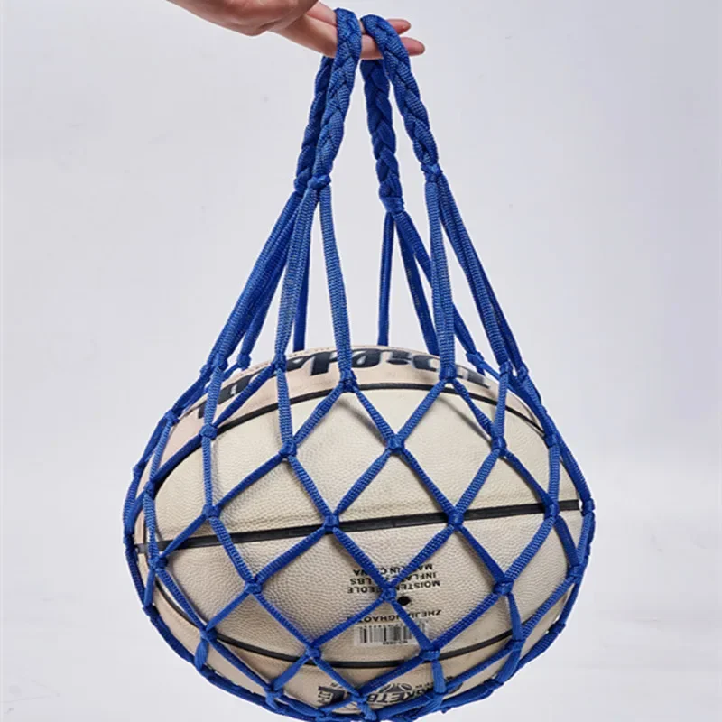 Basketball Football Net Bag Nylon Bold Storage Pack Single Ball Carry Portable Equipment Outdoor Sports Soccer Volleyball Pocket