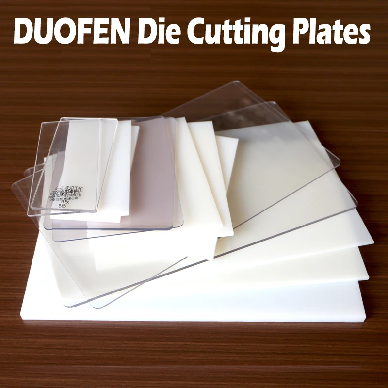 DUOFEN METAL CUTTING DIES die cutting plates White Nylon die cutting plate for die cutting machine 2021 new