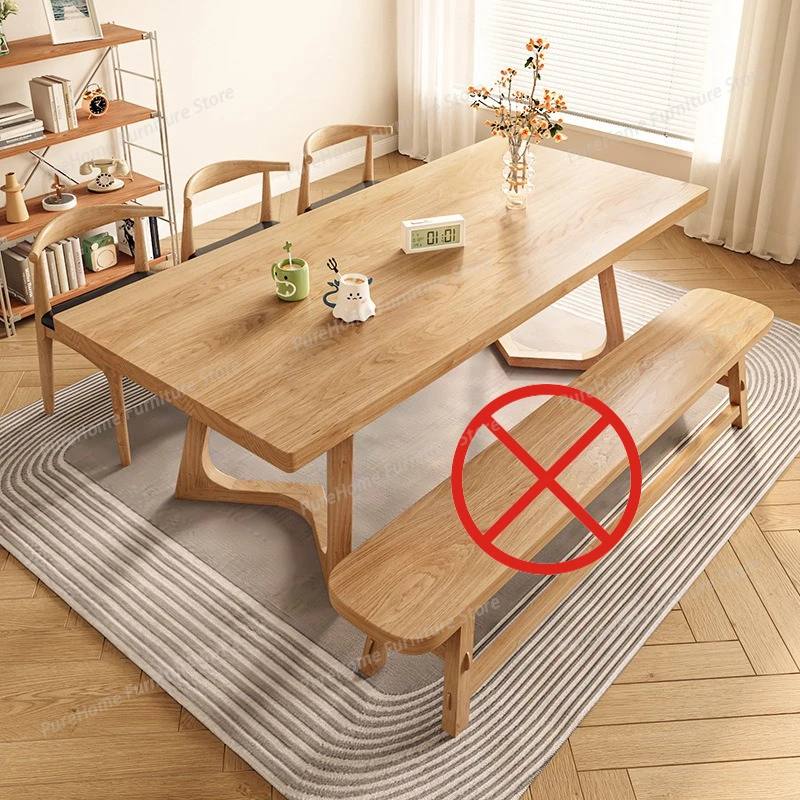 

Cream Popular Dining Table Nordic Simple Restaurant Dining Table Household Multi-person Home Furniture Mesa De Jantar XY40CZ