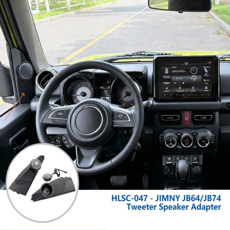

For 2019-2026 Suzuki Jimny JB64 JB74 Tweeter Bracket Instrument Panel 1.5-inch Tweeter Hood Accesorios Para Auto Car Stuff