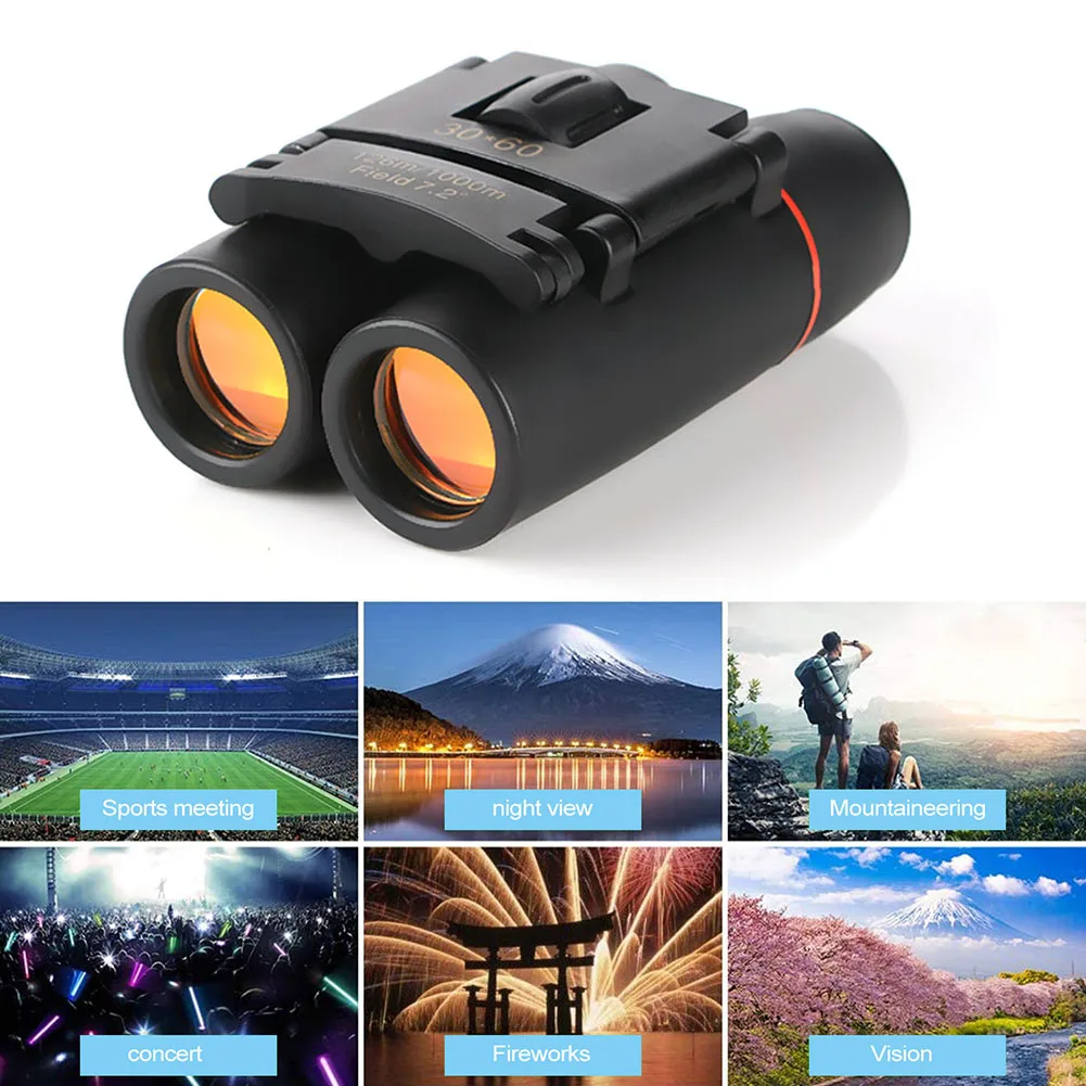 8x21 Professional Binoculars 8x Magnification Portable Telescope Low Light Vision for Outdoor Hiking Bird Watching Traveling