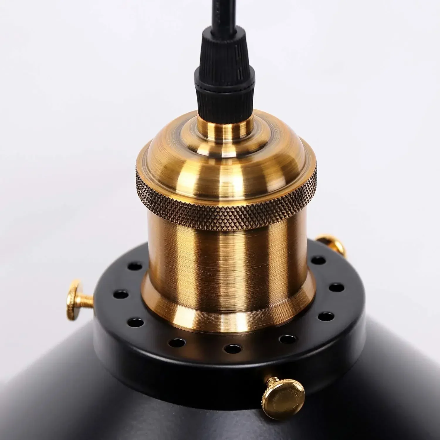 Newrays 3 Pack Industrial Retro Black Iron Kitchen Restaurant Bar Balcony Hanging Pendant Light