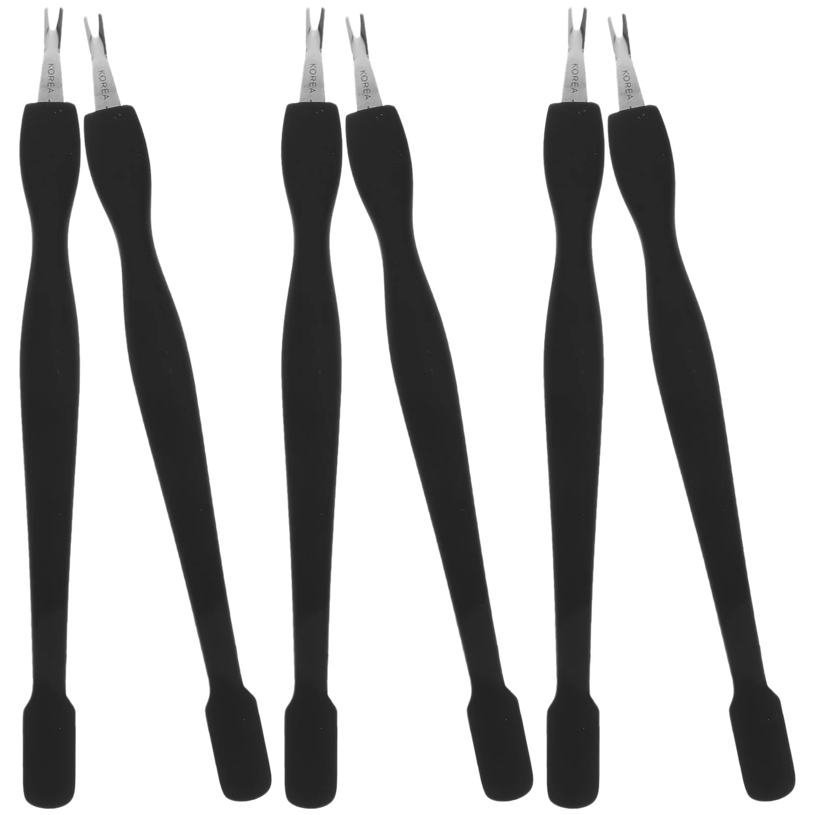 Ferramenta empurradora de pele morta, empurrador de cutícula para manicure, cuidados com a arte do prego, acessório profissional de suprimentos para salão de beleza, 6 peças