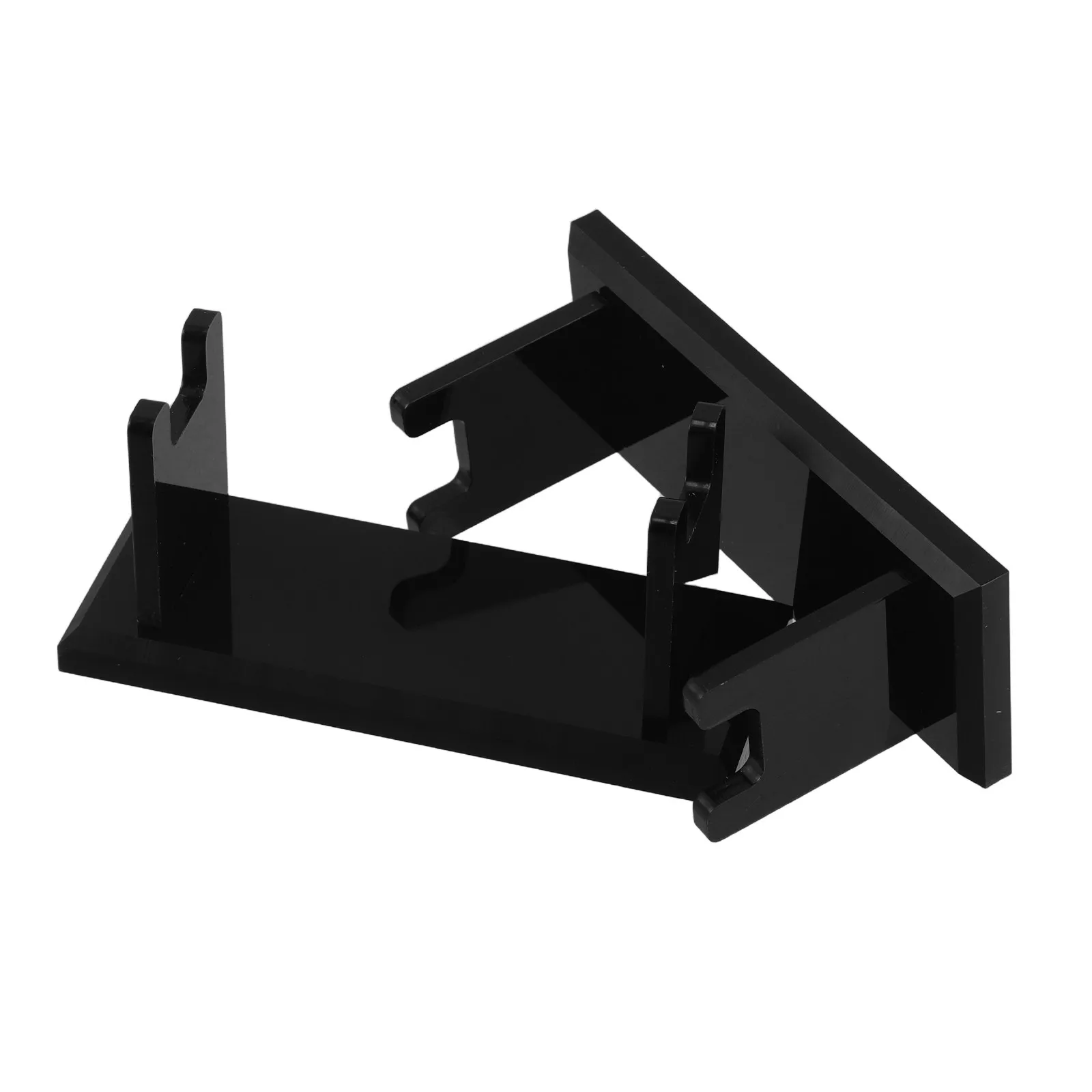 

2pcs Men'S Holder Acrylic Safety Razor Stand For Bathroom Countertop Shaving Organizer Double Edge Razor Drying Rack Waterproof