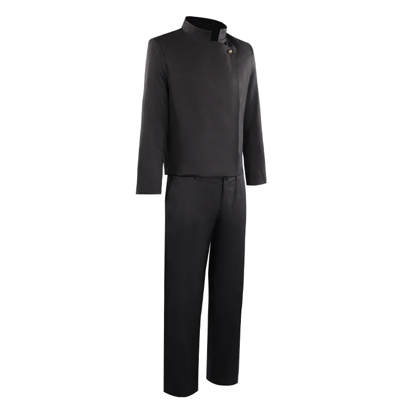 Uniforme de Cosplay de Gojo Satoru, Jujutsu Kaisen Gojo Satoru, traje de uniforme de escuela secundaria, peluca, Disfraces de Halloween para hombres