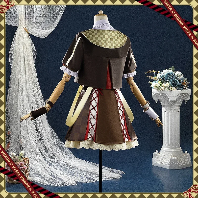 COSSUN [مخصص] أزياء ديربي الجميلة كوس بوينا فيستا فوز أو تفقد أزياء تنكرية لعبة موحدة ملابس لعب الأدوار من القماش