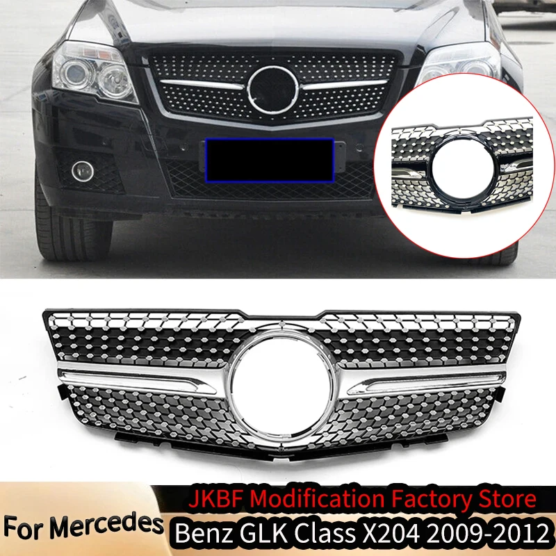 

Для Mercedes Benz GLK Class X204 GLK220 GLK250 GLK280 GLK300 GLK350 GLK400 2009-2012 Передняя решетка, верхний бампер, сетка капота