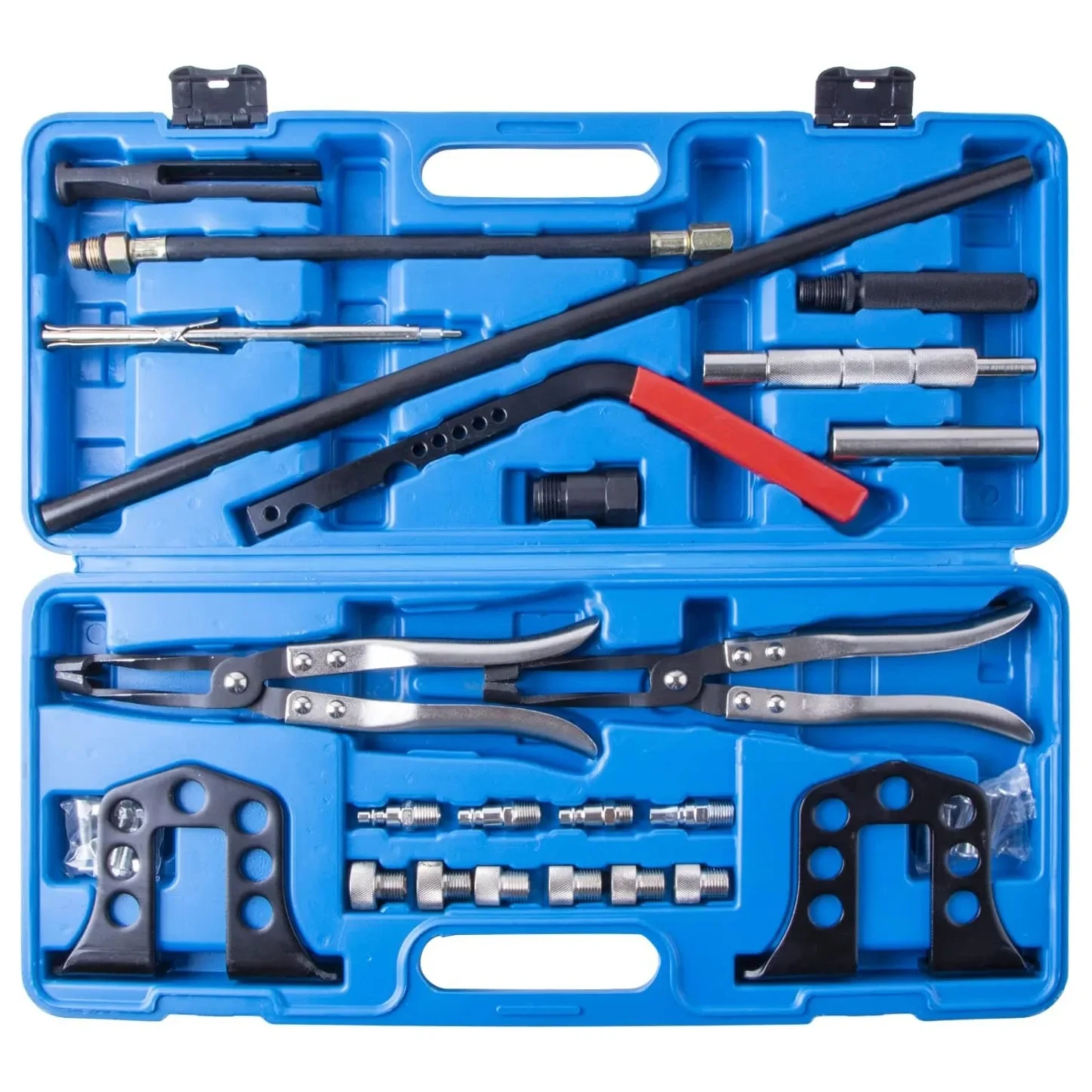 

Cylinder Head Service Set Valve Spring Compressor Removal Installer Tool Kit Fit for 8 16 and 24 Valve Engines