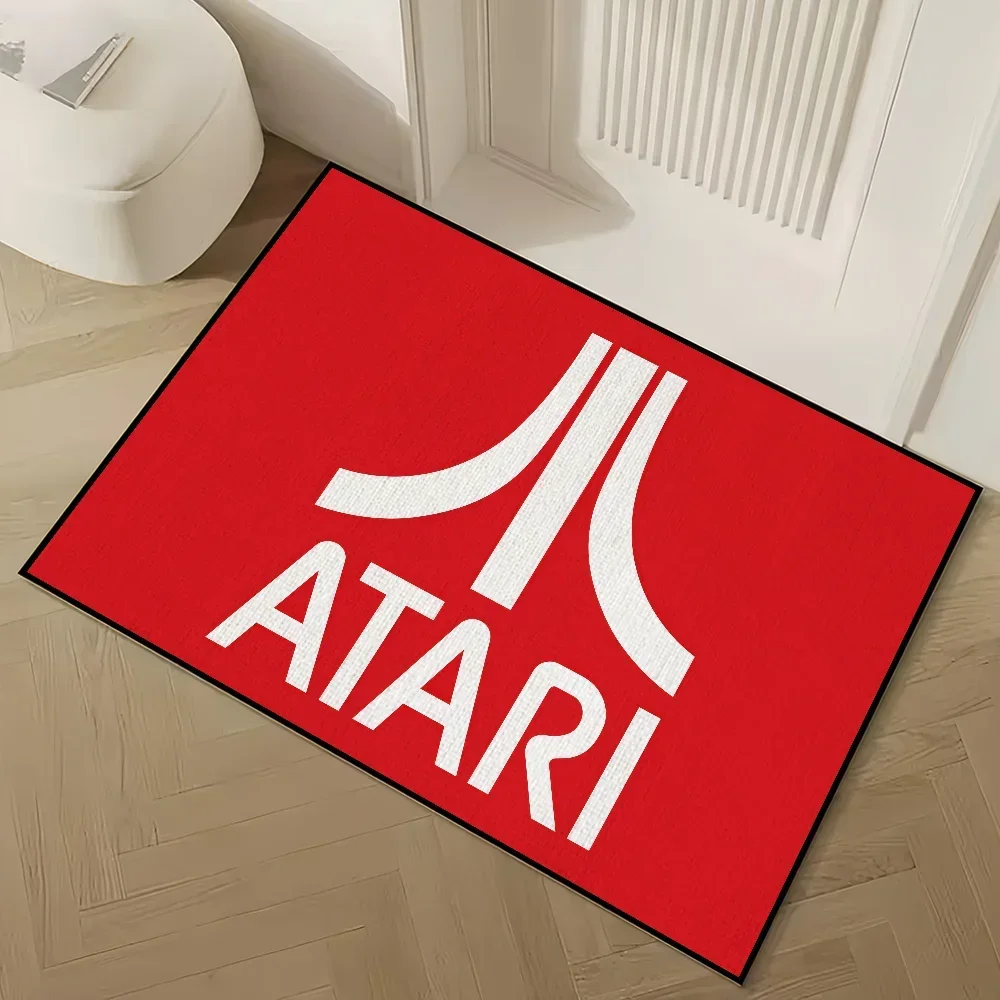 Logotipo da marca moda pequena tapete antiderrapante cozinha quarto artesanal a-atari tufado sala de estar decoração de entrada