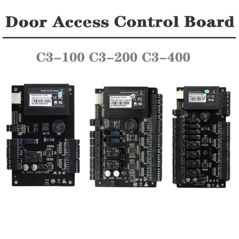 Zkteco C3-100 C3-200 C3-400 Serie Tcp/ip Enkele Deur Toegang Bedieningspaneel Bezoekersbeheer