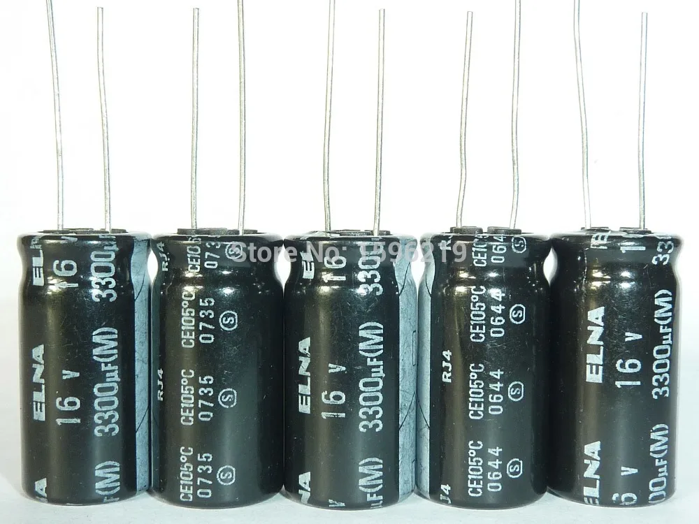 

10 шт. 3300 мкФ 16V ELNA Япония RJ4 серия 12,5x25 мм 16V3300uF аудио конденсатор