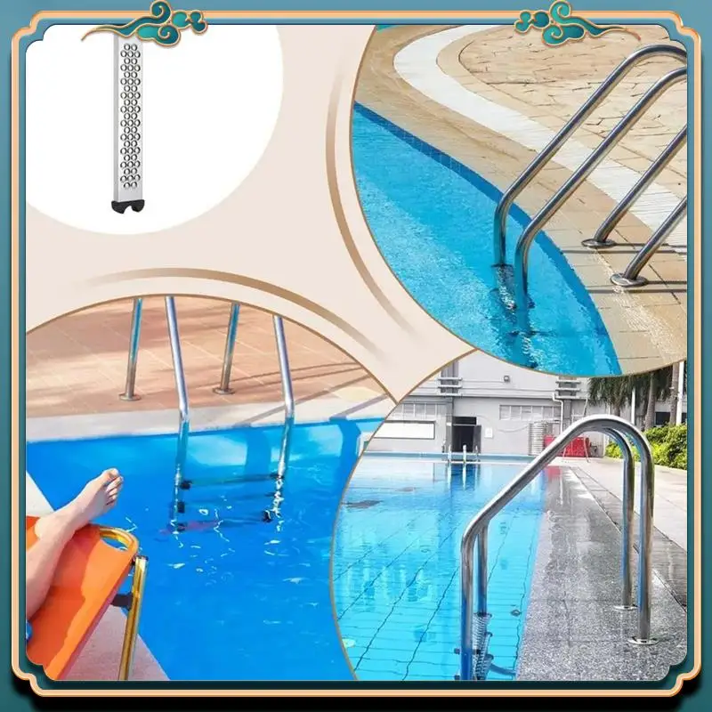 

Inground Pool Ladder Replacement Steps Stainless Steel Swimming Pool Ladder Rung Step Non-Slip Rung Parts For Outdoor