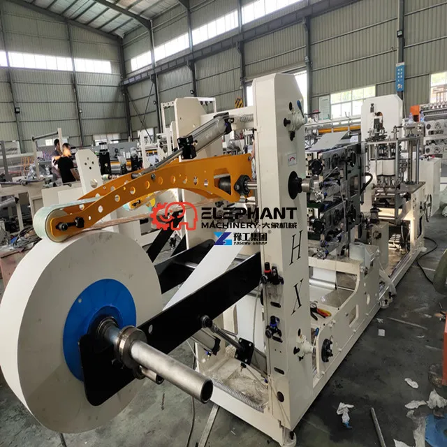Automatic Napkin Folding Machine High Speed Tissue Paper Making Machine with Embossing Printing for Restaurant
