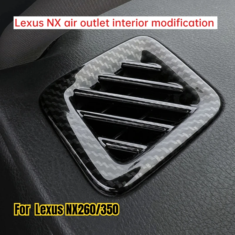 لسيارة لكزس NX 260 350 2022-2023 تعديل داخلي لمنفذ الهواء، منفذ هواء أمام منفذ هواء صغير