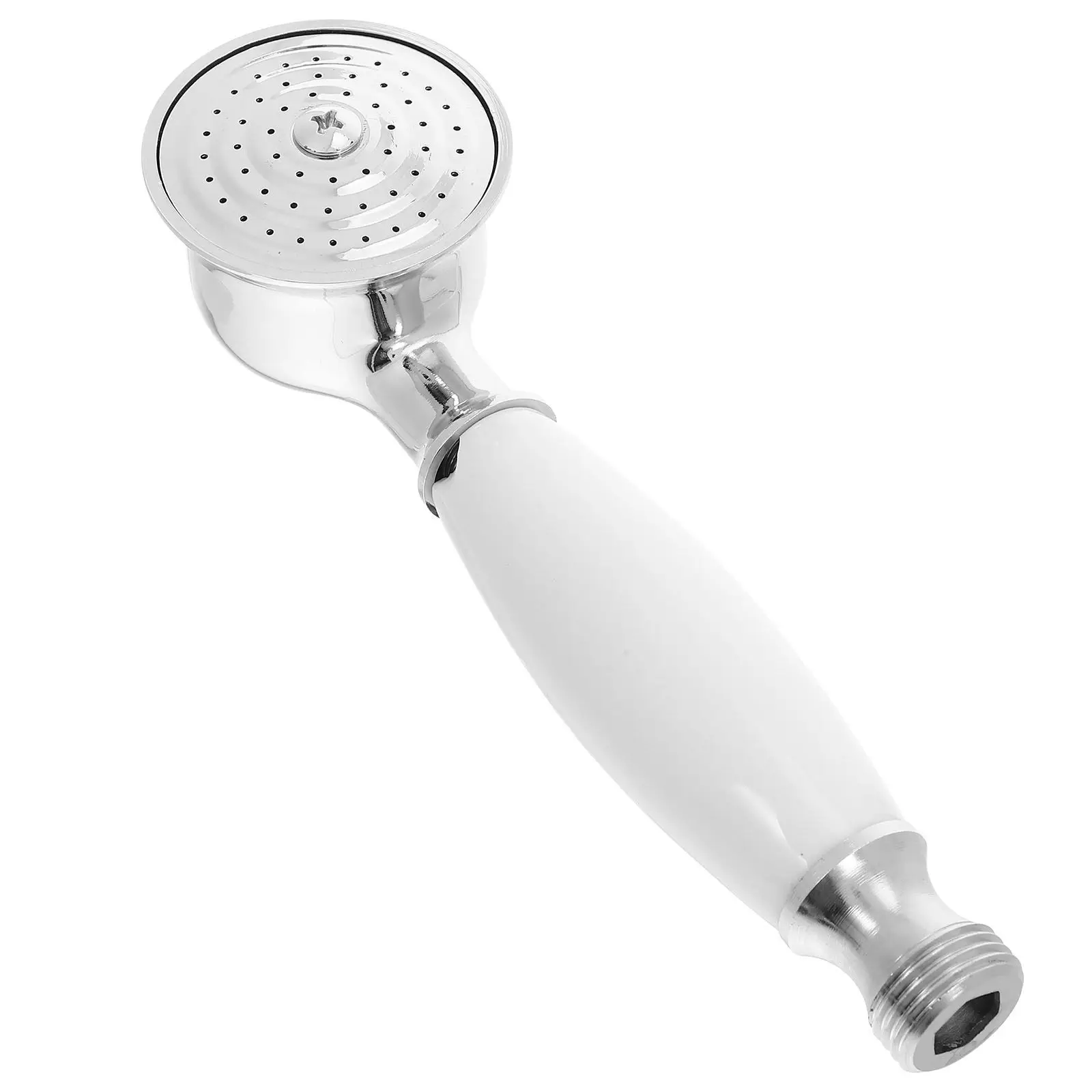 Retro Handheld Copper Head Universal G1/2 Connector Vintage Bathroom Sprayer Compatible Rv Outdoor Removable Anti-Drop Bath