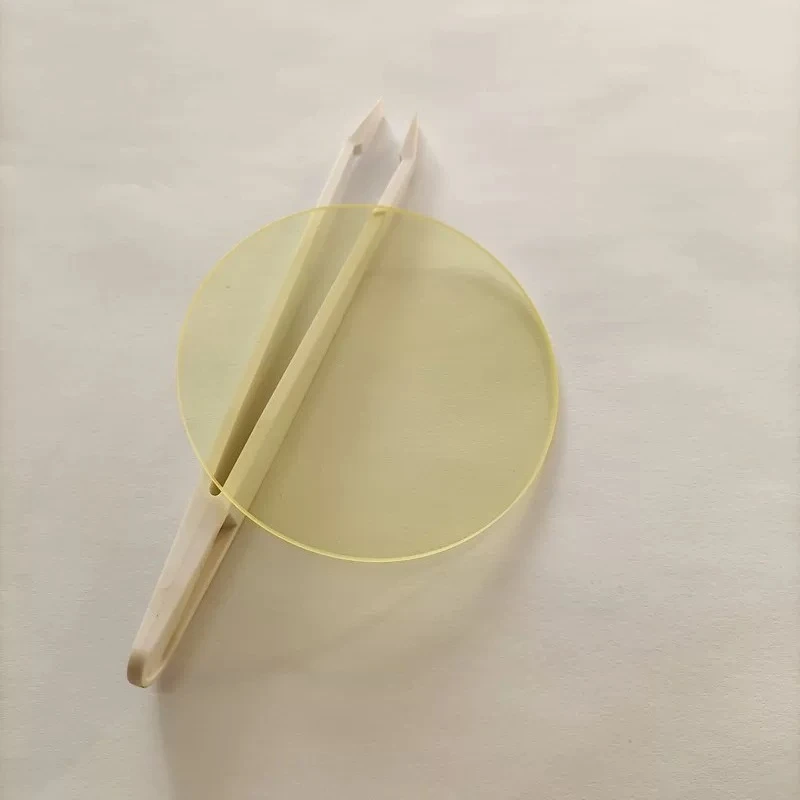 1PCS 8-80mm JB450 450nm Yellow Optical Lens Sharp-Cut/Absorption Type Infrared-Transmitting Filter Lenses