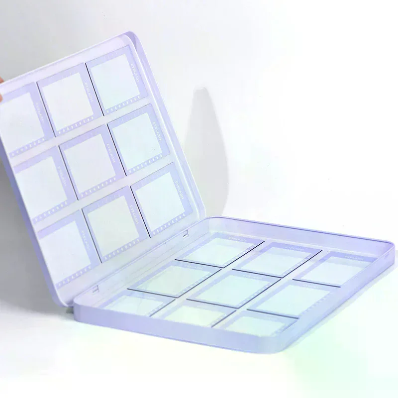 Boîte de rangement vide pour faux cils, étui réutilisable pour femmes, conteneur professionnel, palette de voyage, support de cils