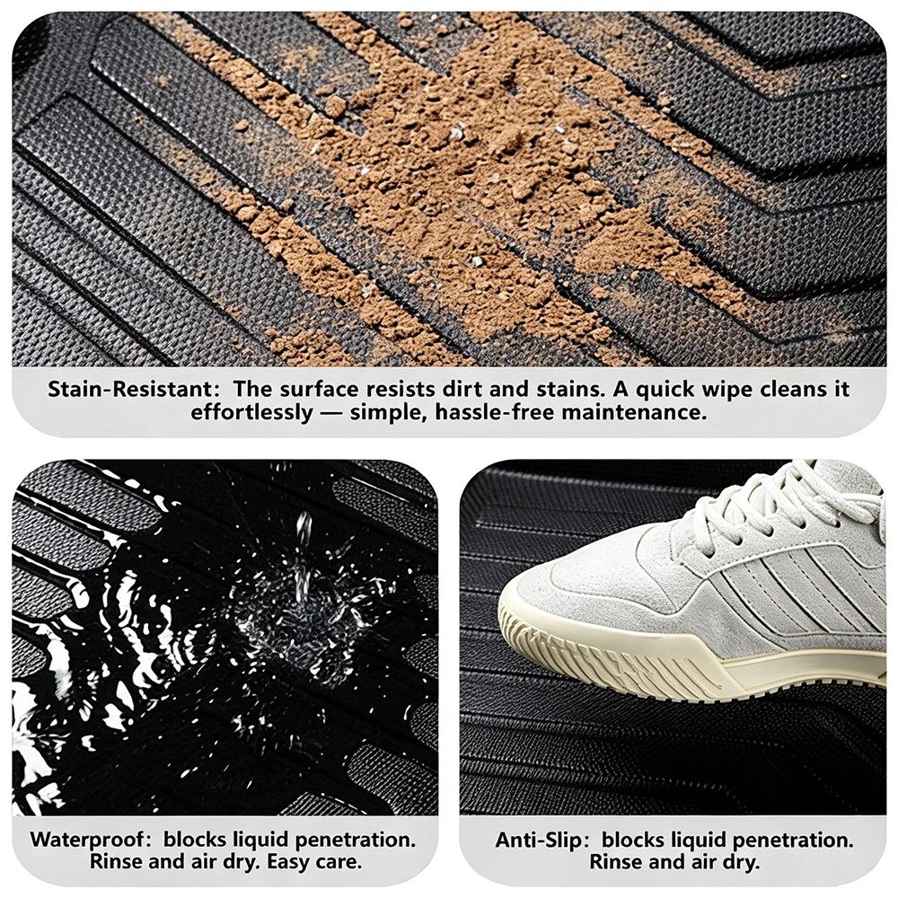 TPE Car Floor Mats Custom Fit for Peugeot 408 2014-2026 Left Hand Drive Full Set All Weather Waterproof Easy to Clean