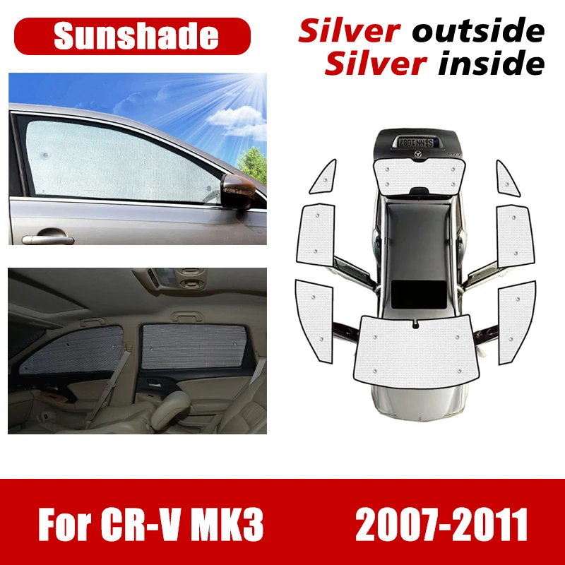 

For Honda CR V CR-V CRV 2007~2011 Auto Windows Full Coverage Sunshades Windshield Covers Visors Car Sun Visors Car Accessories