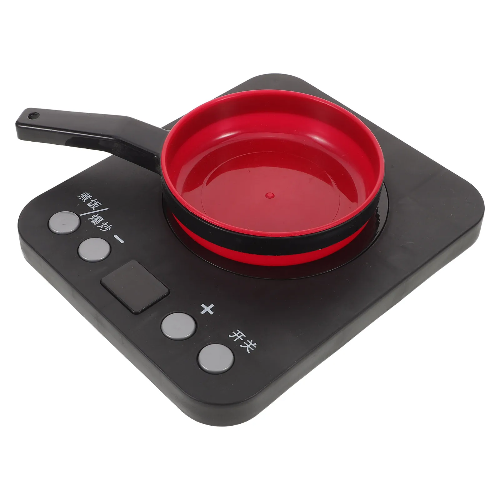 

1Set Kids Kitchen Pretend Play Induction Cooker Realistic Sound Light Interactive Cooking Set Children Kitchen Playset