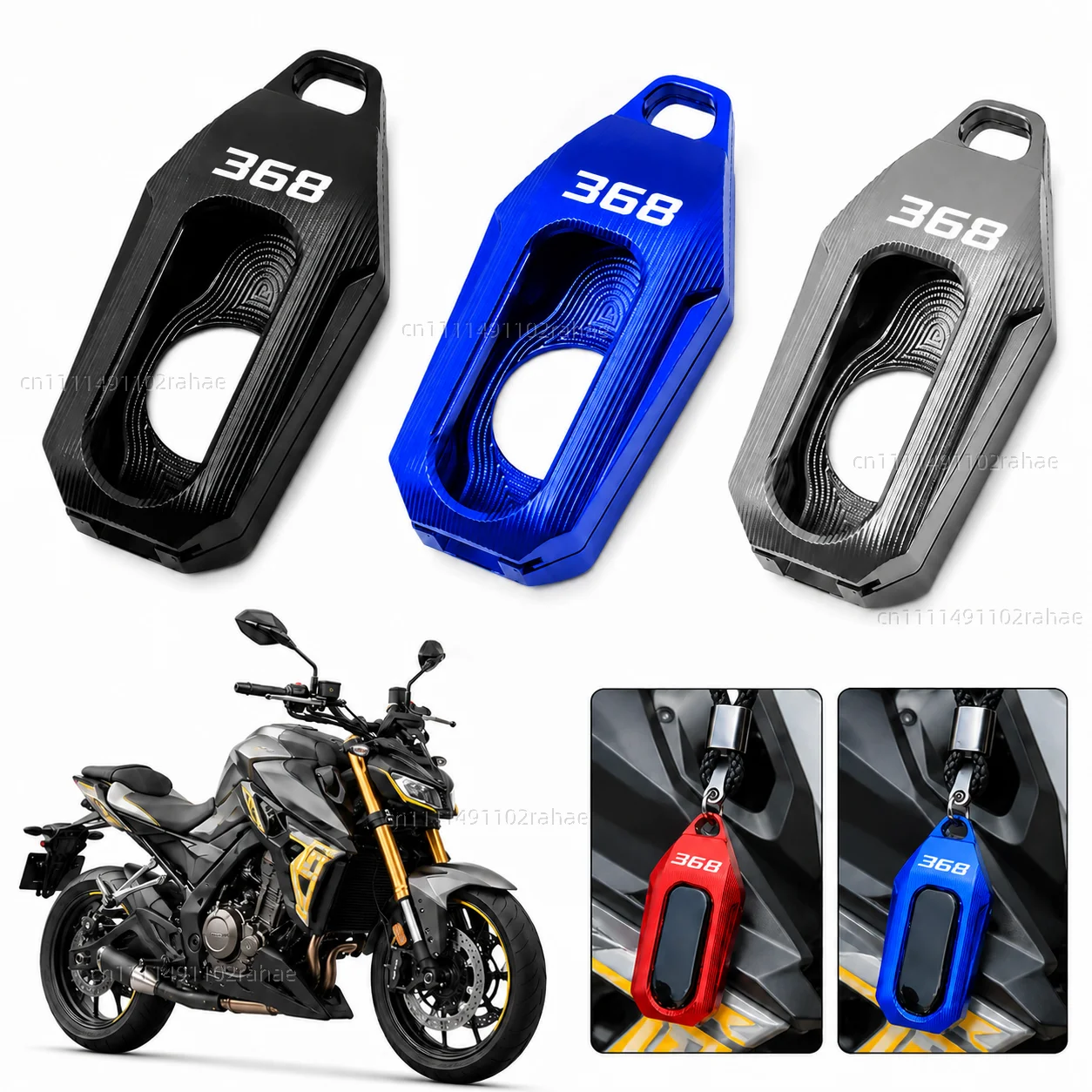 FOR ZONTES 368G 368E 368K 368M 368D 368 G E K M D 2024 2025 2026 Motorcycle Electronic Start Key Cover Case Key Shell