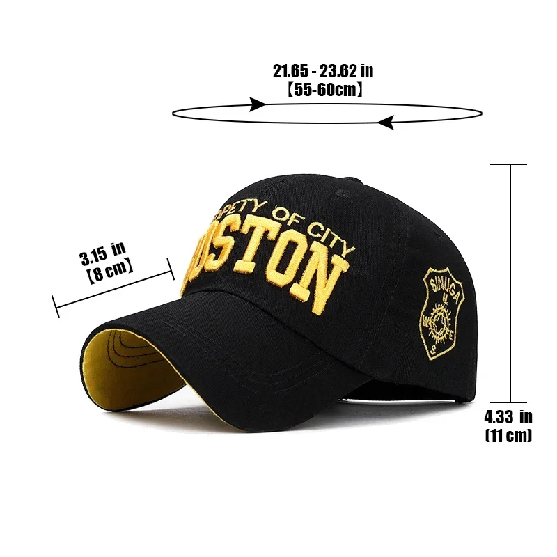 Soft Top Sports Baseball Cap Cotton 3D Embroidery Unisex Snapback Cap Tennis Hat Dad Cap