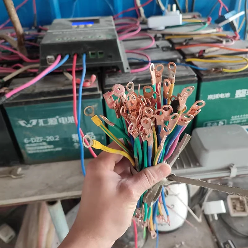 Copper Battery Cable Connector Terminal Open Lugs Wire Terminals Crimp Splice OT Type 3A 5A 10A 20A 30A 40A 50A 60A 80A