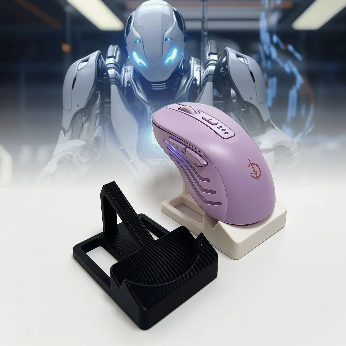 

Gaming Mouse Display Stand For Neat Desktop Organization And Enhances Presentation Ergonomic For Various Mouse Size
