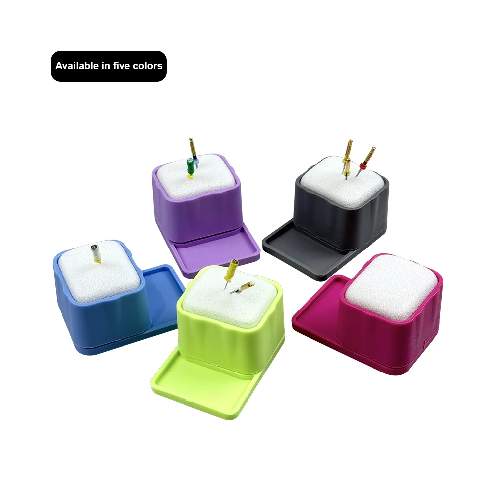 

Dental Autoclavable Endo File Clean Drills Block Holder With Sponge Dental Endo Stand Root Canal Washing Box Dentist Lab Tools