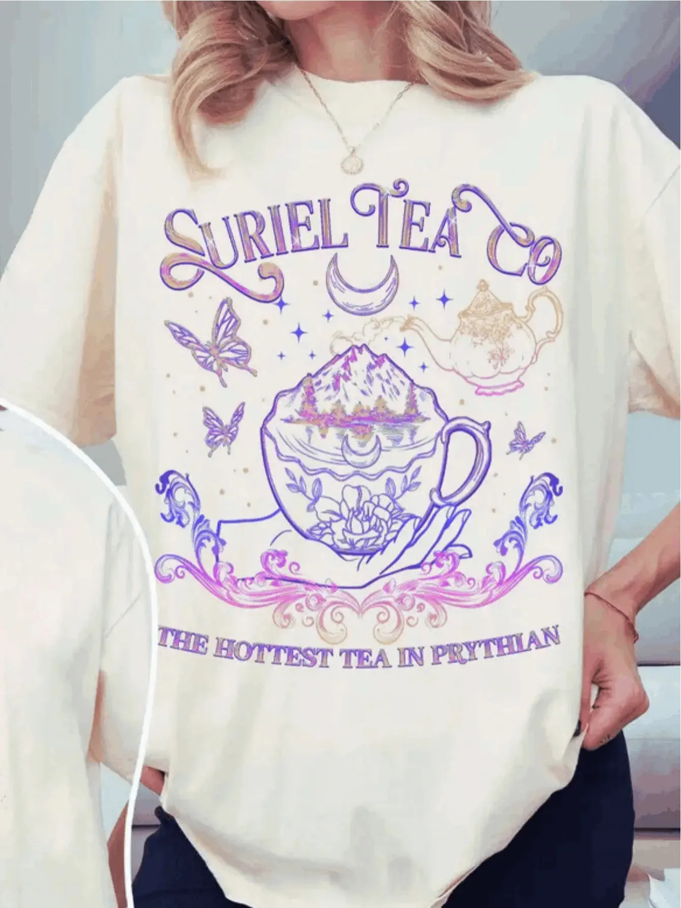 Suriel Tea Co T-Shirt Acotar Book Shirt A Court of Thorns and Roses Shirt Suriel Tea Shirt Sjmaas Shirt Sarah J Maas Merchandise