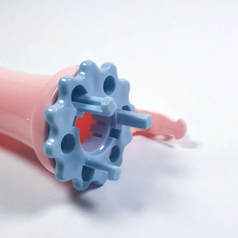 DIY النسيج أداة اليد مزيج برأسين للتبادل حبل ويفر البلاستيك سوار ويفر زهرة ويفر #3