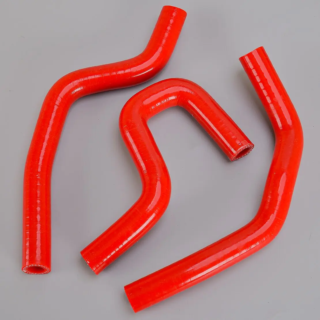 

3 шт./компл. шланг радиатора, трубка, подходит для Honda CR80R CR85R Expert, красный силикон