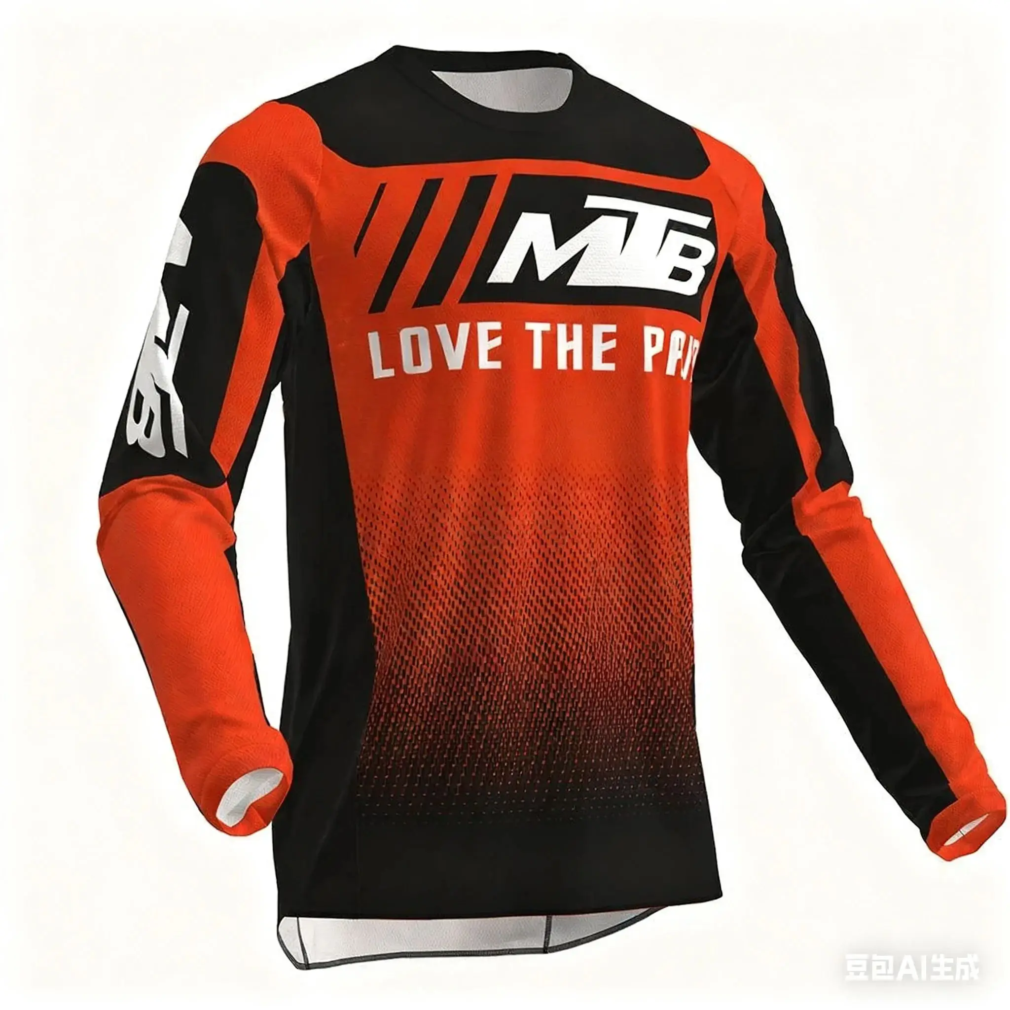 LANGÄRMELIGES T-SHIRT FÜR HERREN MOUNTAINBIKE MOTOCROSS RADJERSEY MOUNTAIN BIKE CAMPING OUTDOOR FISHING TOP LOSE