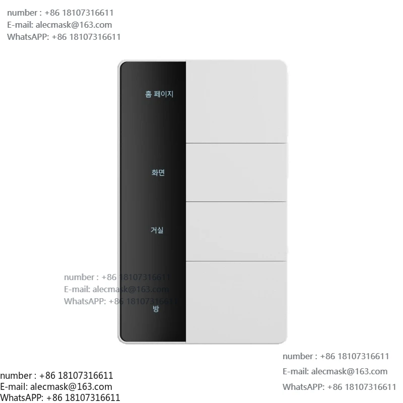 

Screen display DIY smart switch graffiti wifi118 zigbee smart zero fire voice control panel