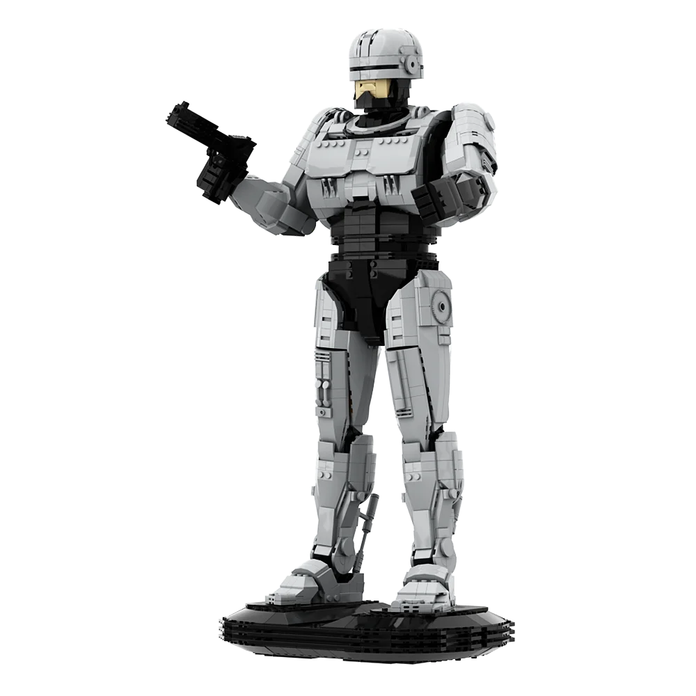 Gobricks Moc Robocop Roboter mechanische Kriegs polizei Action film Figur Modell Baustein Lernspiel zeug für Kinder Geschenke