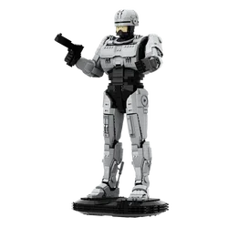 Gobricks MOC Robocop Robot Mechanical War Police Action Movie Figure Model Building Block Educational Toys For Kid Gifts