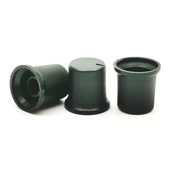 10pcs Plastic Knob 16.5*16.5mm Plastic Potentiometer Knob Cap Volume Control Knob Hat Rotation Switch Hole 6mm Knob