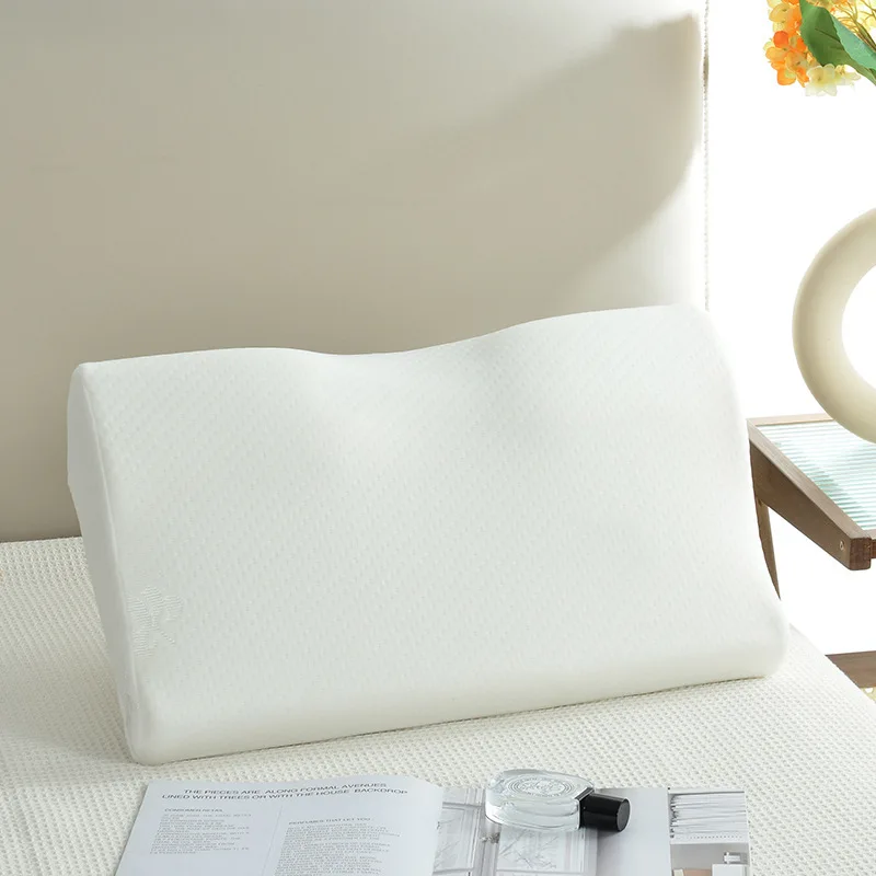 Cervical Spine Pillow Bed Orthopedic Neck Protection Slow Rebound Memory Foam Pillow Butterfly Shaped Health Care Sleeping Aid
