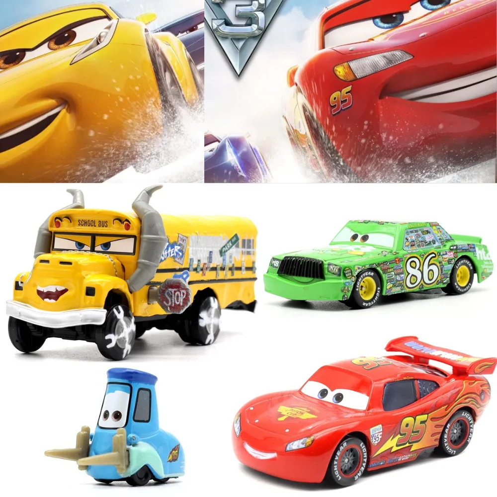 

NEW Children Car Disney Pixar Car Lightning McQueen Mack Truck The King Mater 1:55 Diecast Metal Alloy Model Car Birthday Gift
