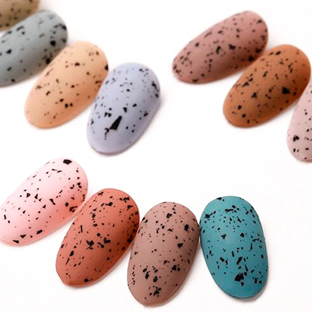 KODIES GEL Smalto per unghie gel guscio d'uovo 15ML Trasparente Nero Bianco Glitter Misto Effetto uovo Smalti gel UV Soak Off Manicure Unghie artistiche