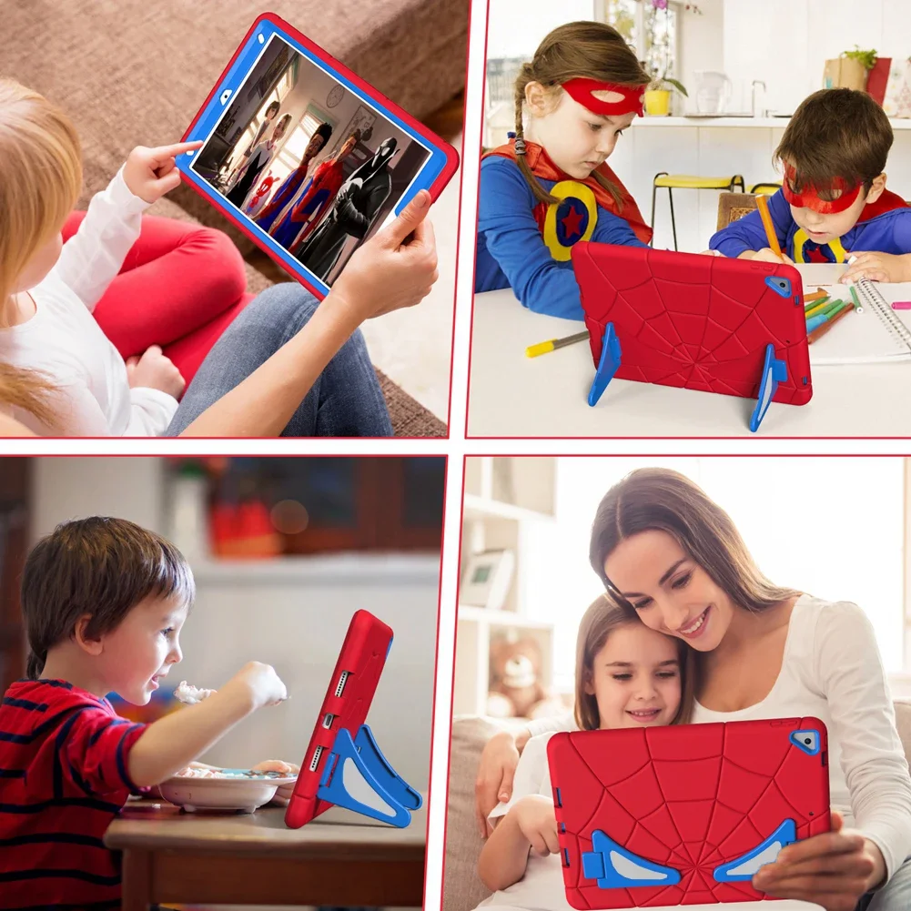 For iPad 10 10.9 10th 10.2 9.7 9th 8th 7th 6th 5th Generation Case Kids Shockproof Tablet Pro 11 Air 1 2 3 4 5 Cover