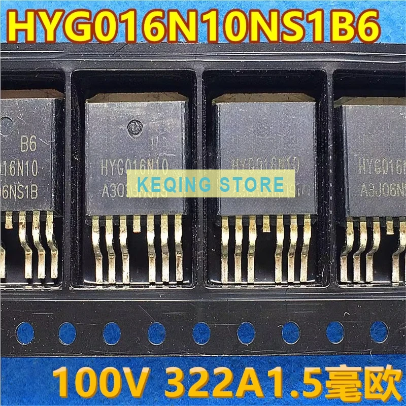10PCS Used+Not NEW+Send after Measure HYG016N10 HYG016N10NS1B6 TO-263-6L 100V/332A1.5 mOhm